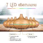 7 led светлини за дифузер за ароматерапия с етерични масла от eterim