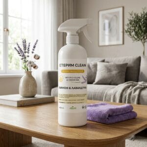 Eterim Clean – Ароматерапевтичен почистващ спрей с Лимон и Лавандула, 400 ml у дома