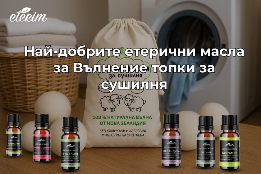 Най-добрите етерични масла за топки за сушилня заглавна