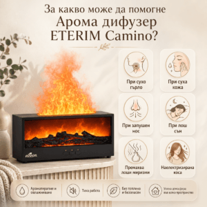 Арома дифузер за етерични масла ETERIM Camino